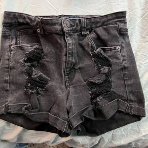 aero high rise midi shorts